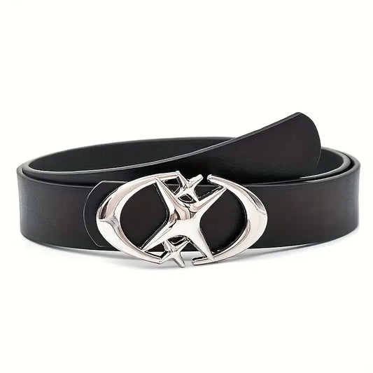 Oval Star Buckle Belt