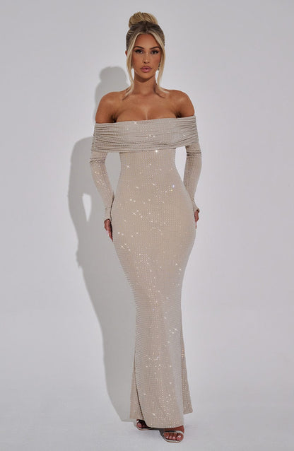 Sparkle Elegance Maxi Dress