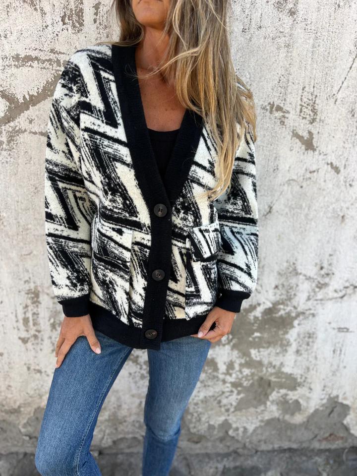 Cozy V-Neck Cardigan Bliss