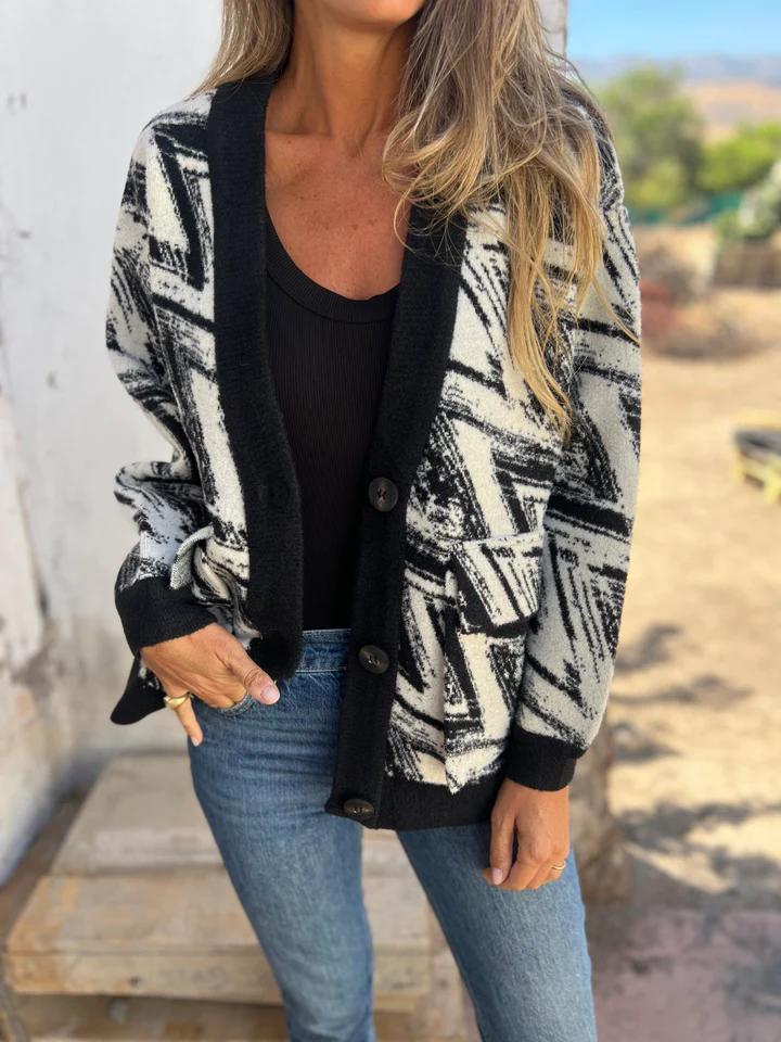 Cozy V-Neck Cardigan Bliss